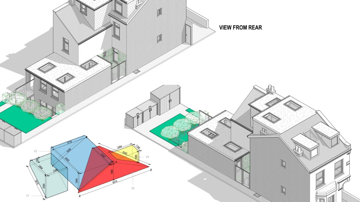 architectural drawings 3d isometric 4d planning