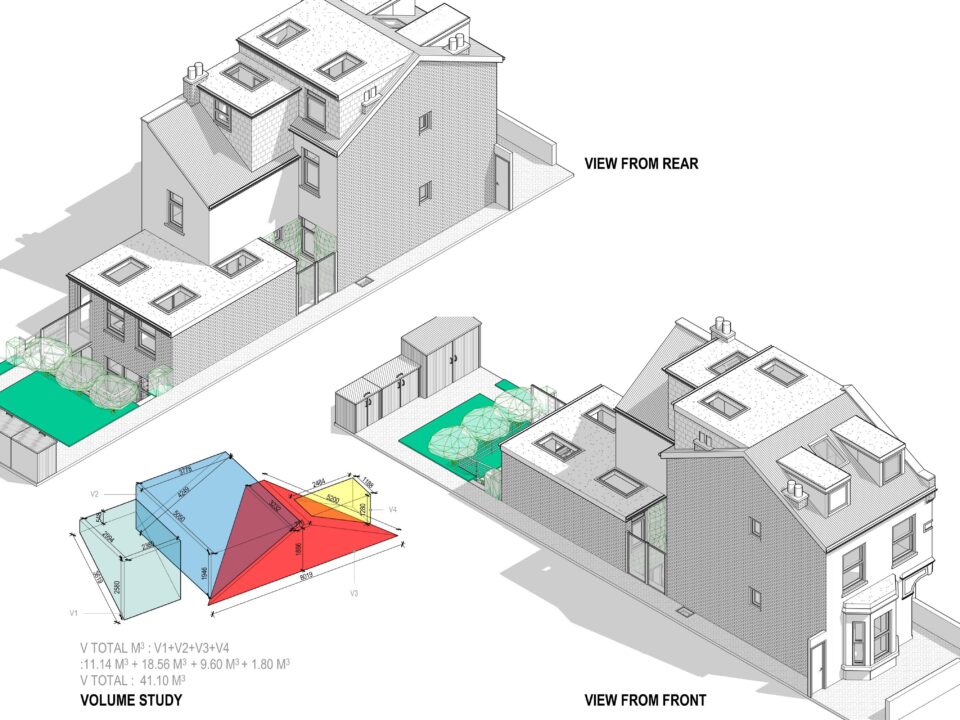 architectural drawings 3d isometric 4d planning