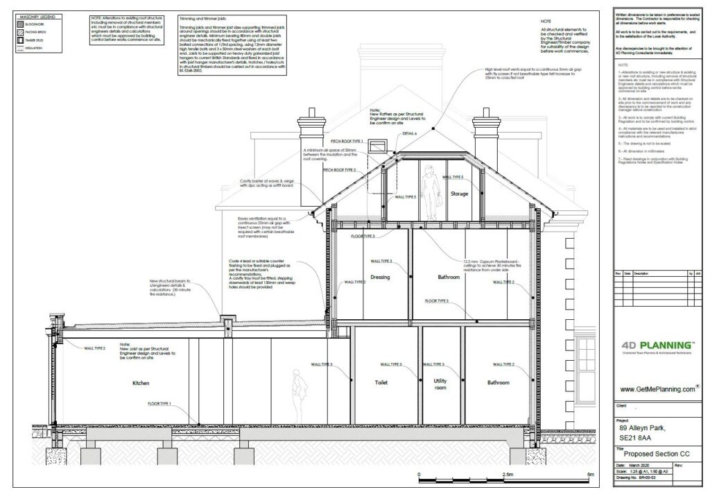 4D Planning Building Regulations Drawings